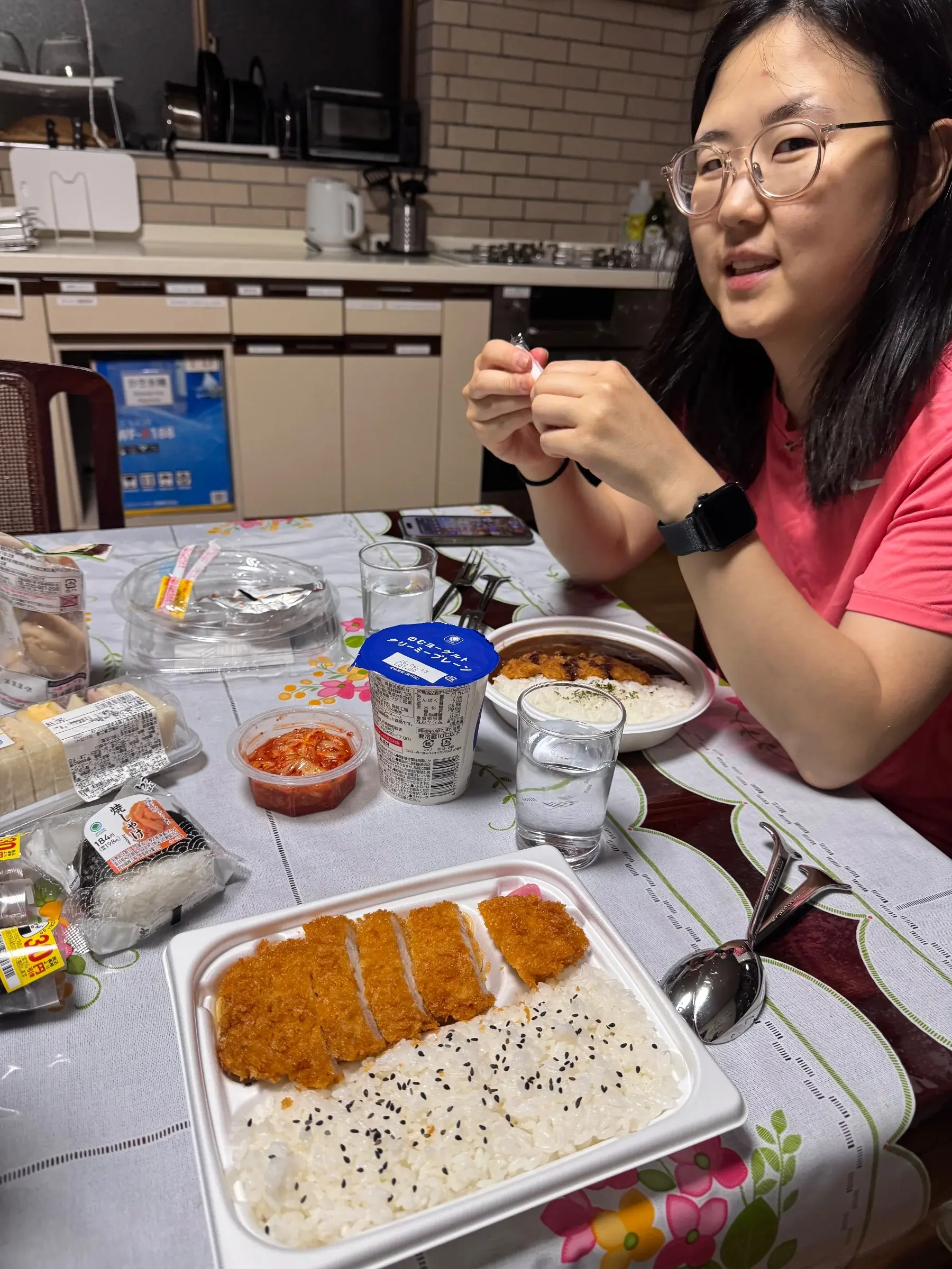 We stayed at the outskirts of Higashiroshima so we were limited with food options. So dinner tonight was an assortment from Family Mart, which I can’t complain about!